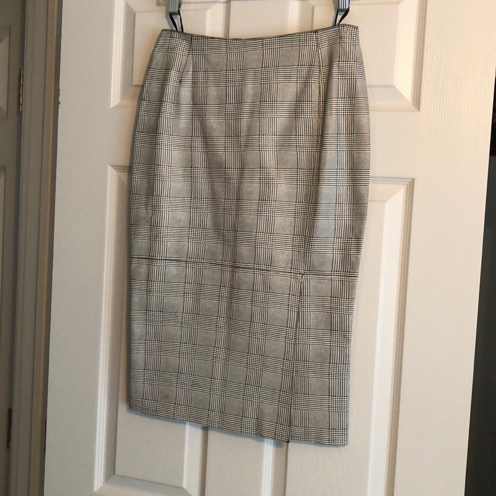 DOLCE & GABBANA Leather Pencil Skirt